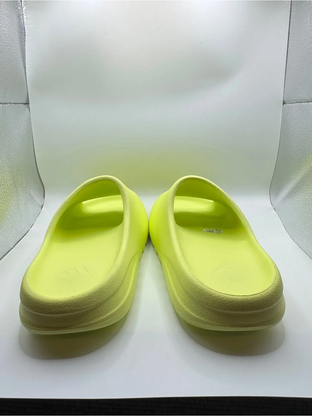 Adidas Yeezy Neon Yellow Foam Slide Sandals